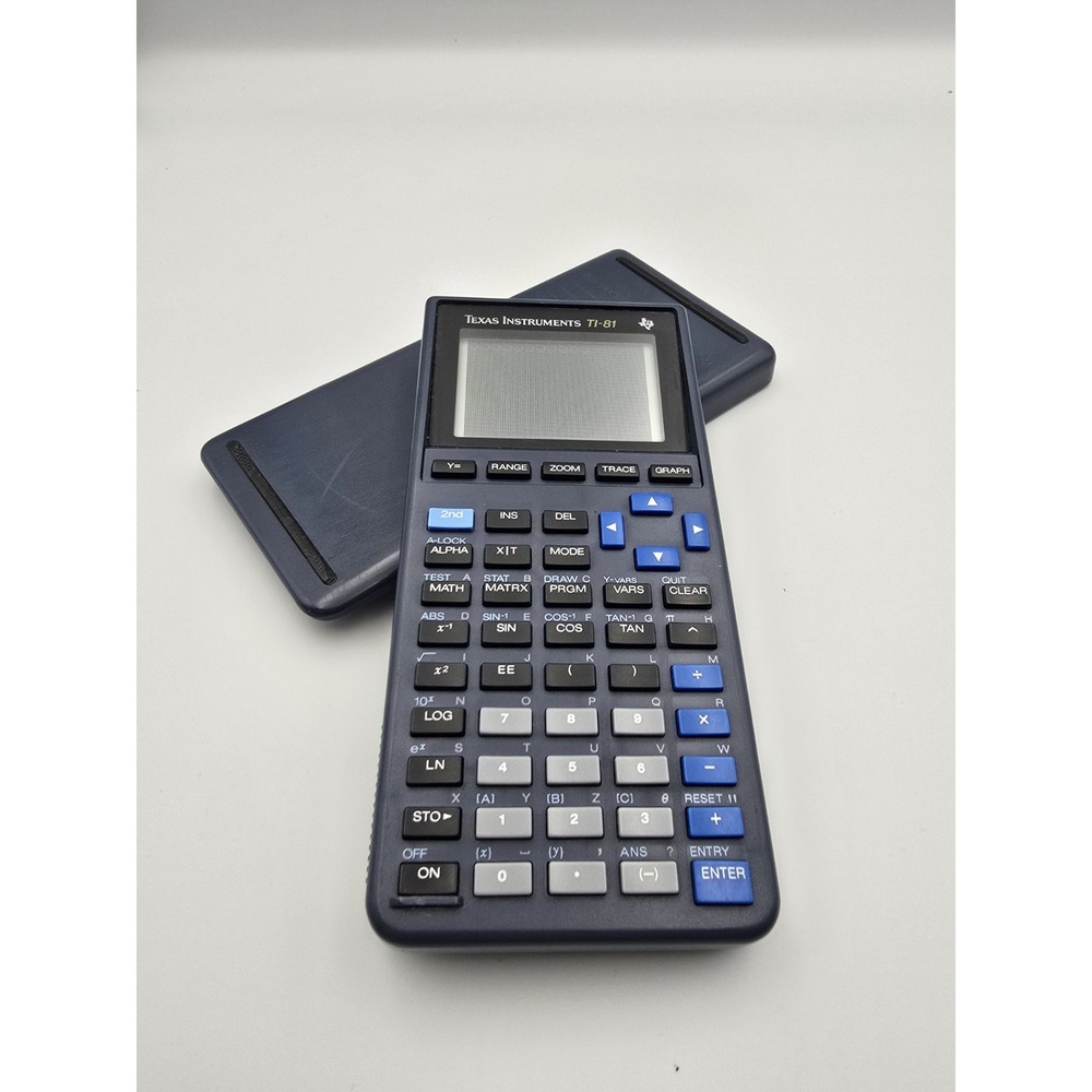 TEXAS INSTRUMENTS TI-81‎ GRAPHING CALCULATOR TESTED, WITH COVER